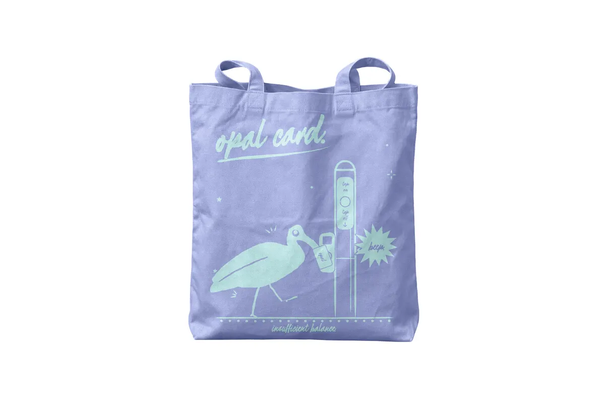 opal card tote